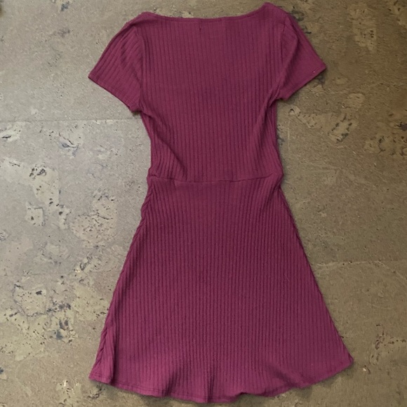 Pink Square Neck Dress - Picture 3 of 7